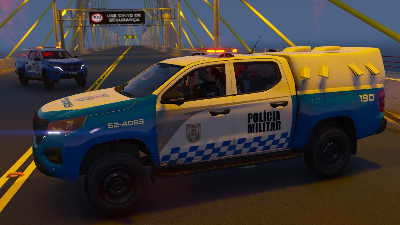 PERSEGUIÇÃO + ABORDAGEM NOTURNA 41º BPM NO APOIO PMERJ | GTA 5 POLICIAL