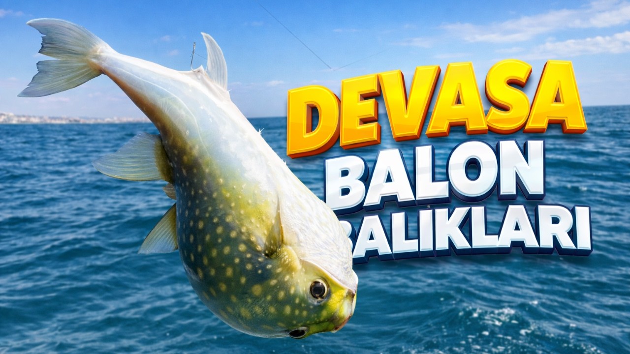 Kano ile Yemli Balık Avı | Devasa Balon Balıkları Yakaladım | #fishing