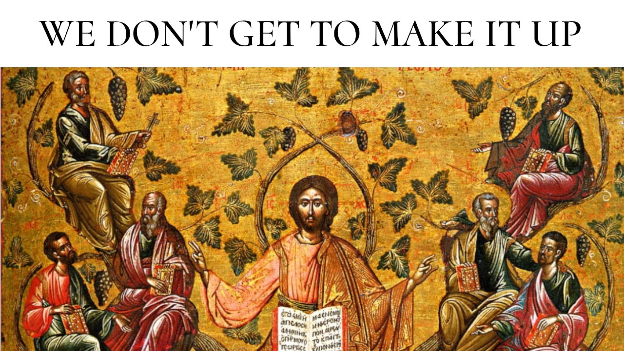 We Don’t Get to Make It up as We Go, Folks | Fr. Hans Homily