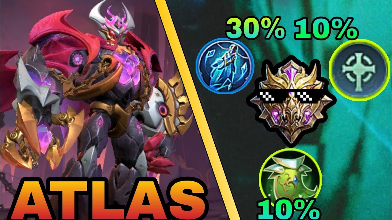 Atlas top 1 global Build gameplay 2024 | Atlas Mobile Legends