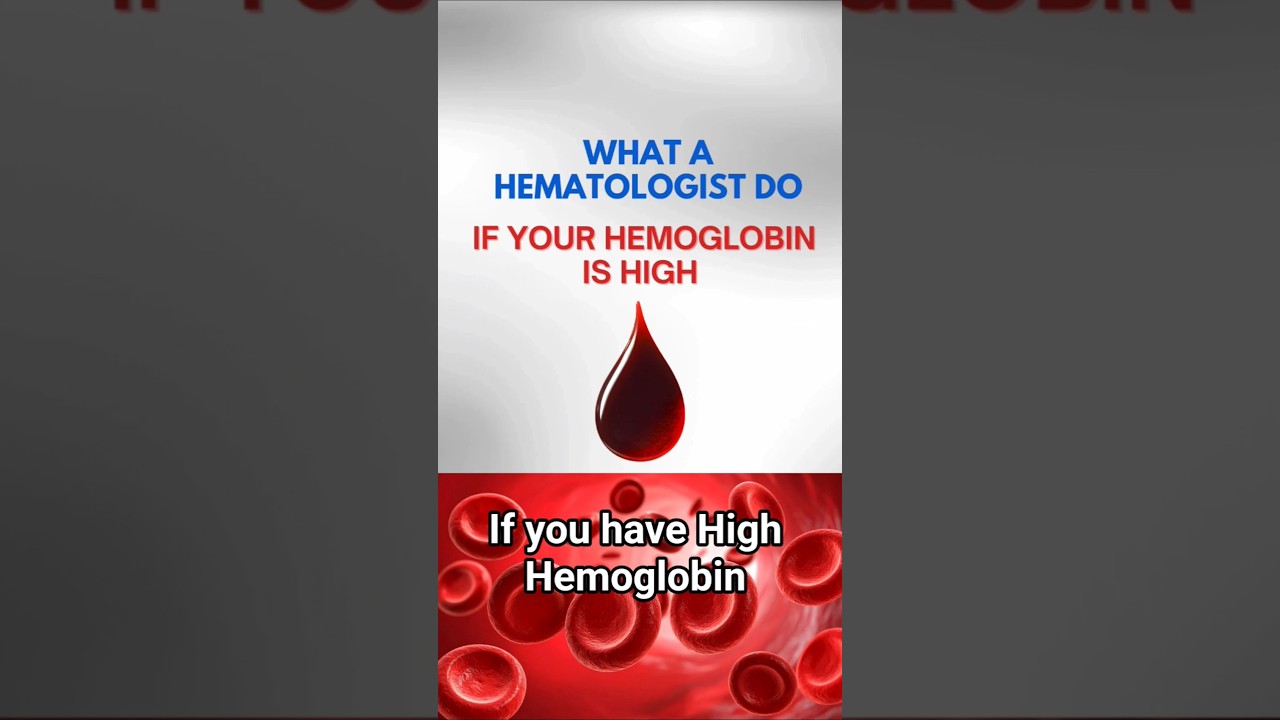 What a hematologist do if your hemoglobin is high
