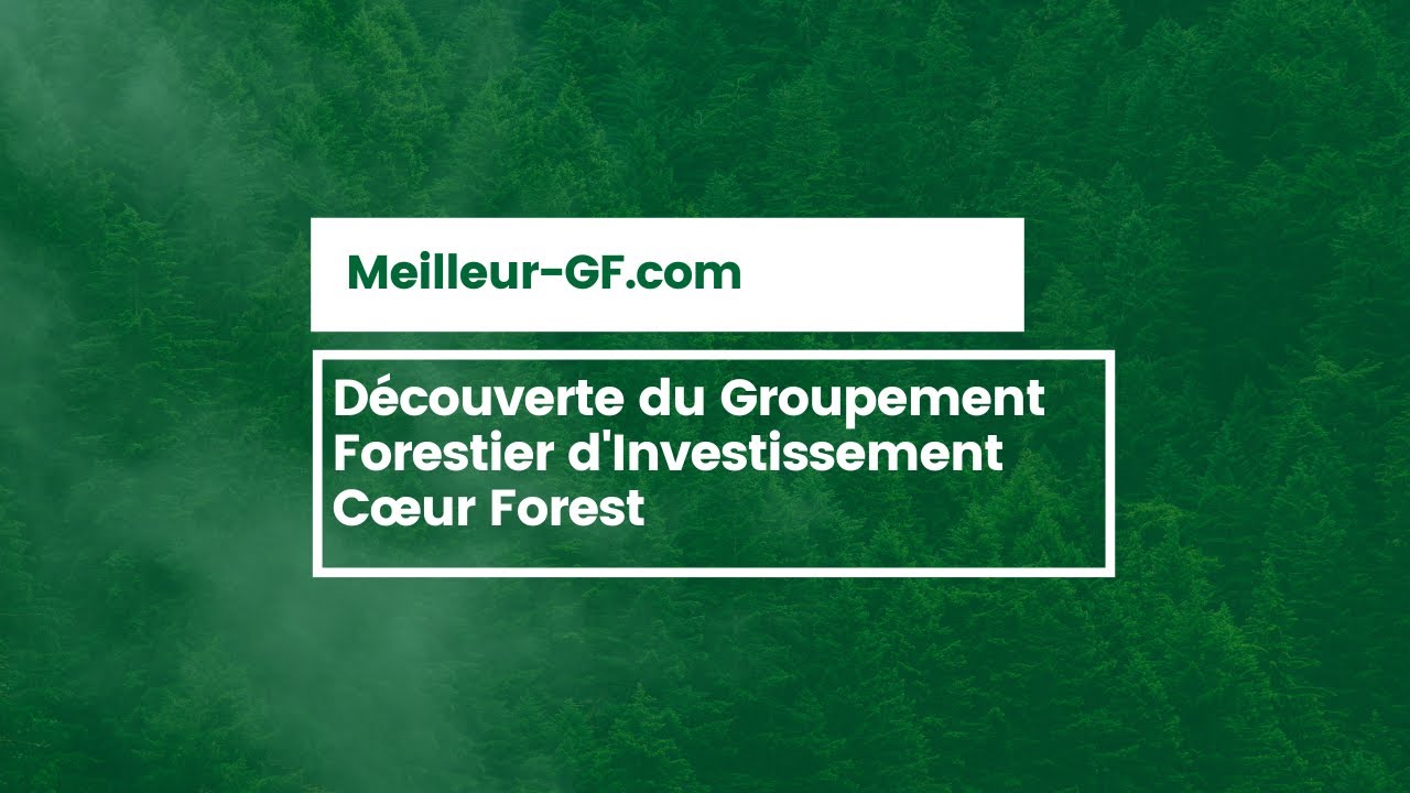 CœurForest : comprendre pour bien investir dans le Groupement Forestier d'Investissement
