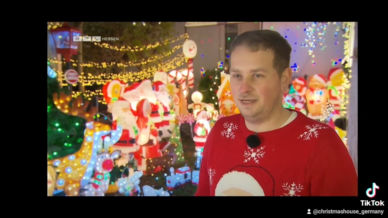 Weihnachtshaus Büdingen 2023  auf RTL Hessen