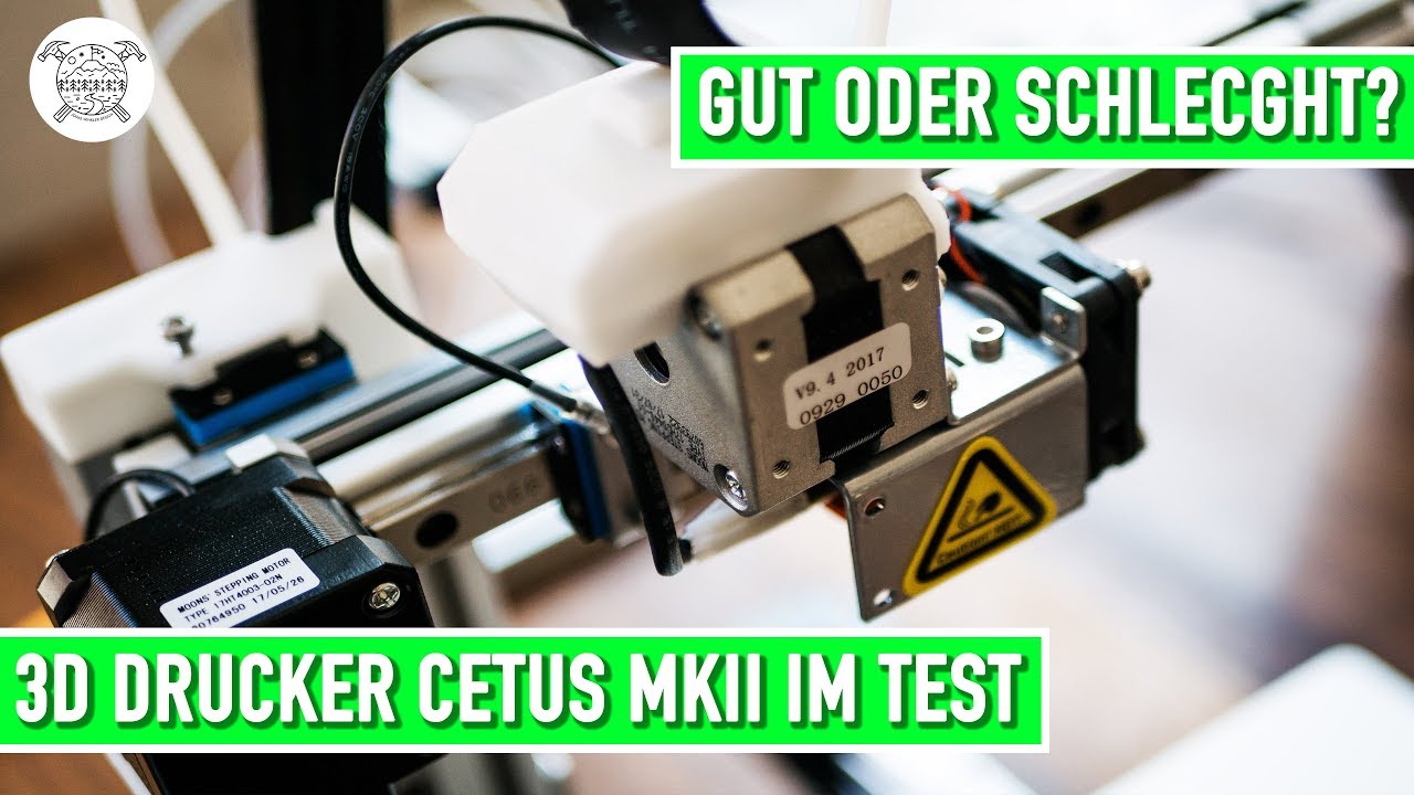 Unboxing und erster Test | Cetus 3D Drucker MKII | Jonas Winkler