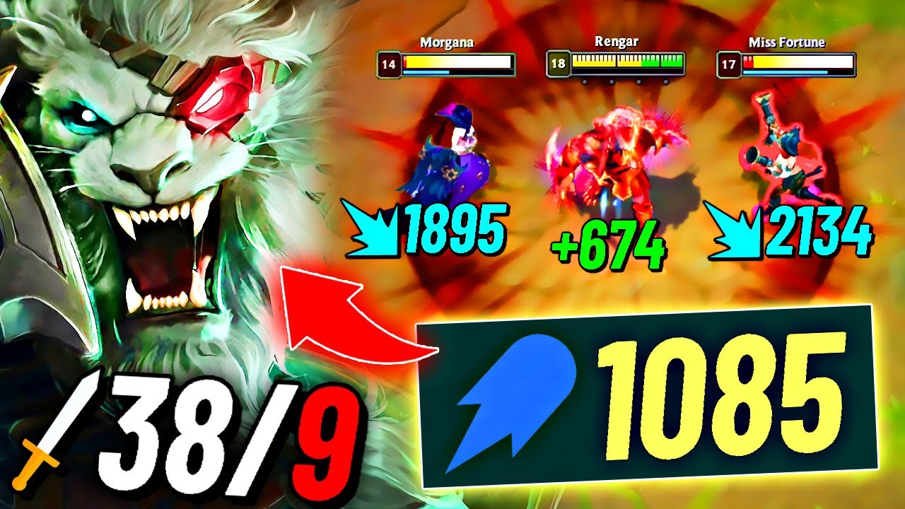 1085 AP RENGAR shouldn't be POSSIBLE... BUT IT IS (38 Kills)