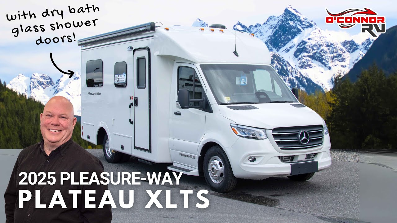Explore the new 2025 PLATEAU XLTS with dry bath glass shower doors!