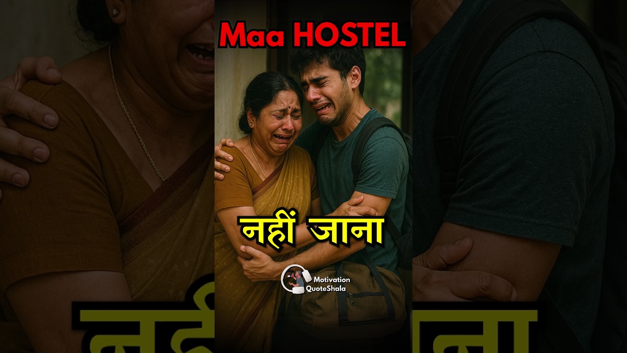 Hostel का 1st Day 😭 Best Motivational Story 