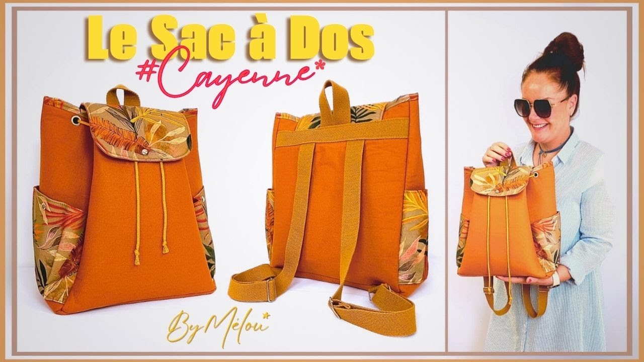 🎀 ПРОСТОЙ ИНСТРУКЦИЯ #DIY 🎀 Сшейте рюкзак #CAYENNE #ByMélou 🥰