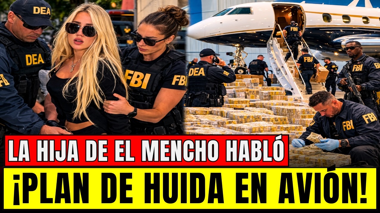¡AVIÓN LISTO PARA DESPEGAR! Así Intentaba Huir la Hija de El Mencho con el Dinero del Cártel