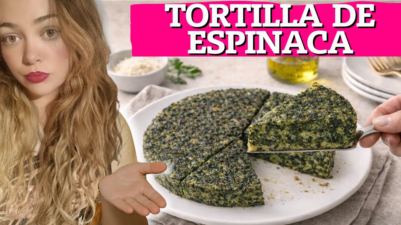 TORTILLA DE ESPINACA CON LIMON RICA Y SALUDABLE 