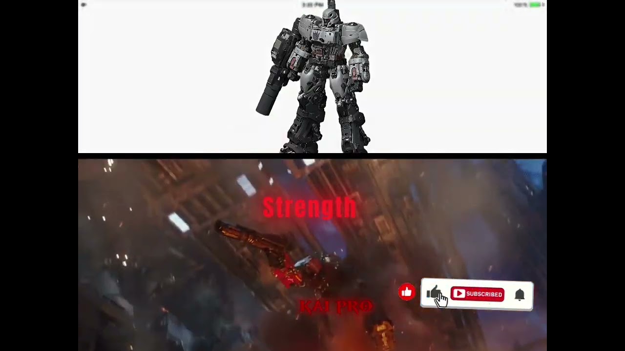 Megatron/galvatron BMB/TLK  vs Optimus prime BMB-ROTB 