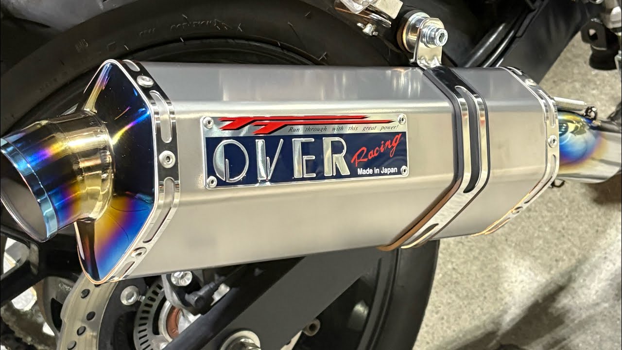 GSX250R｜OVER RACING スリップオンマフラー｜走行動画｜排気音｜Exhaust Sound