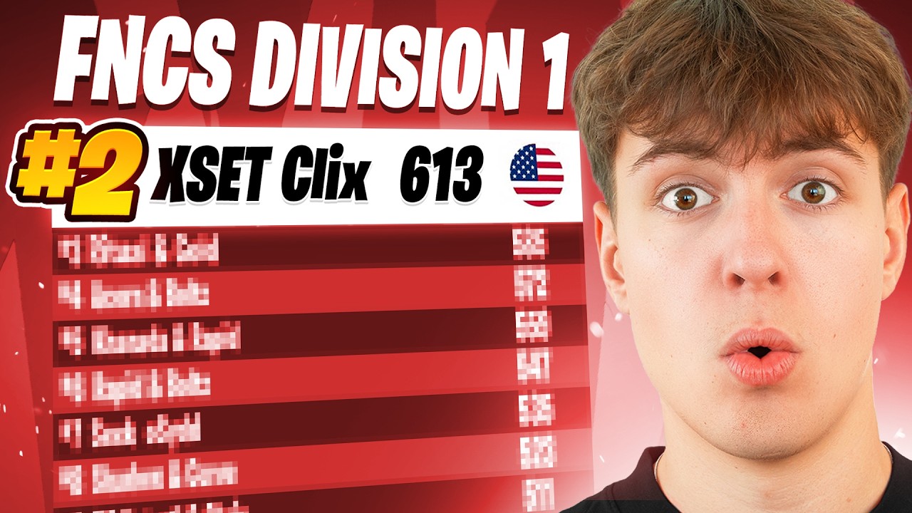 Clix 2ND PLACE FNCS Division 1 Opens 🥈