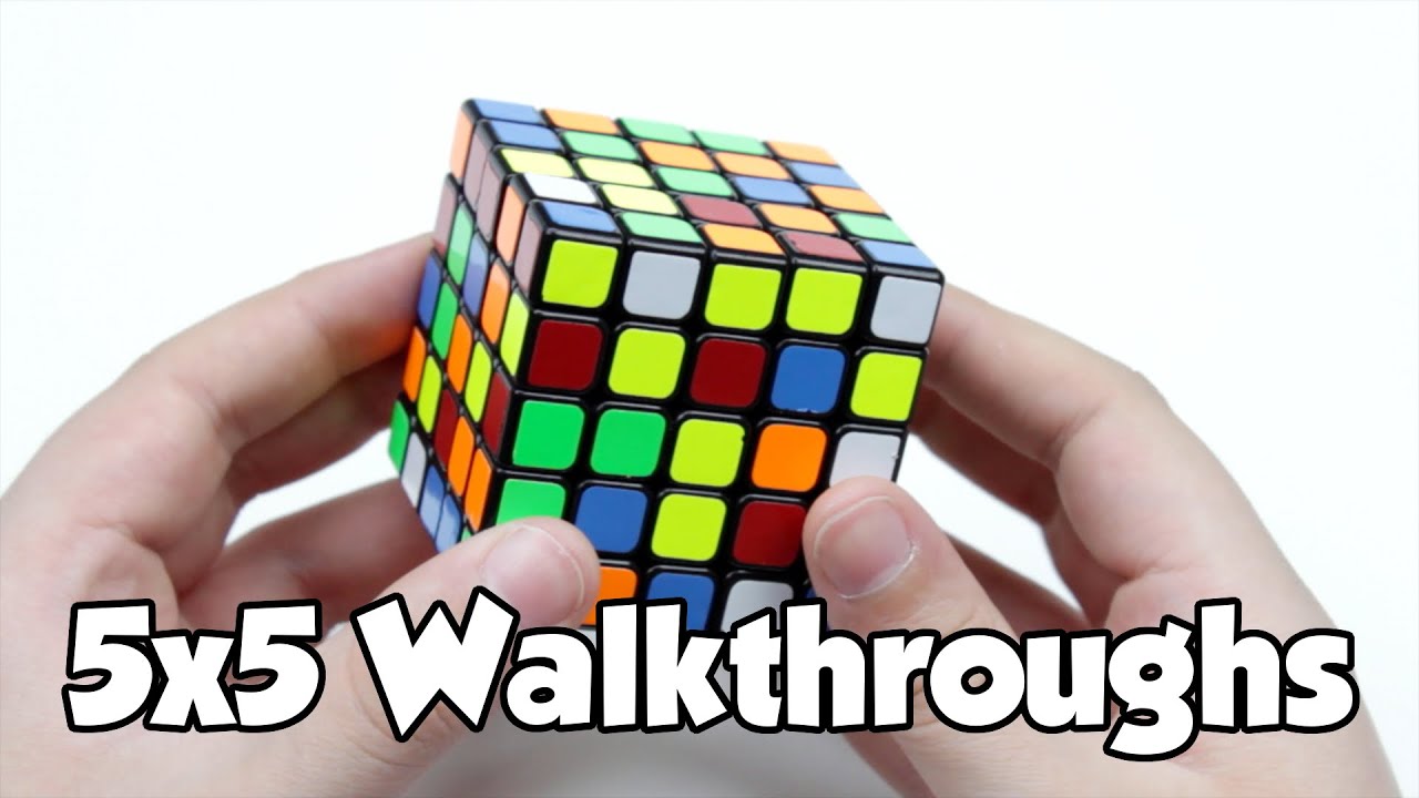 5x5 Reduction Walkthrough Solves | Cube Ed