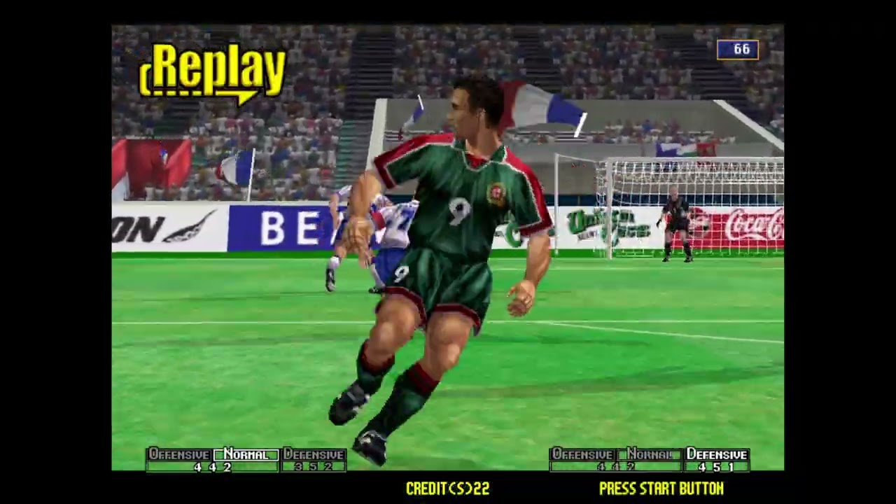 Morocco Playthrough - Virtua Striker 2 2000 Naomi