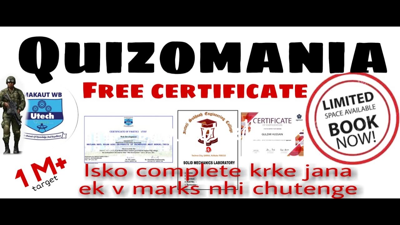 HOW TO GET MAKAUT CERTIFICATE || #FREE CERTIFICATE || COMPETITVE EXAM 2021 | #MARPOINTS #MOOCSCOURSE