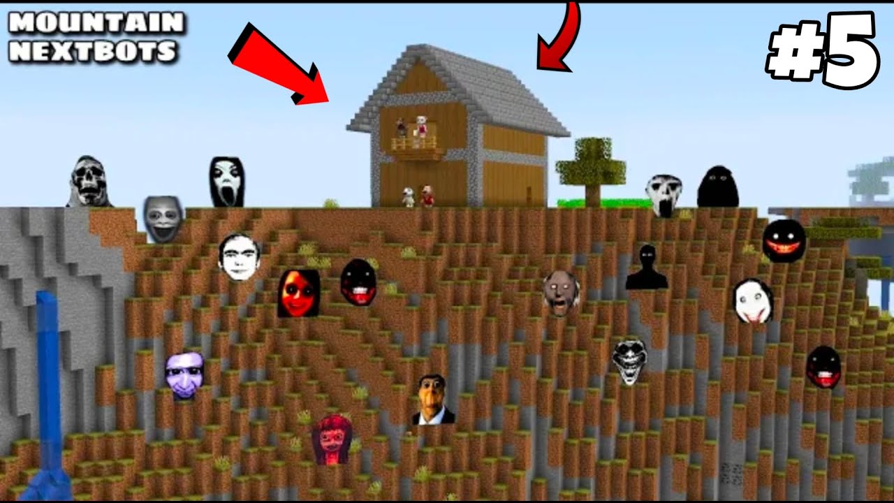 WE FOUND 100 NEXTBOTS😨😱 IN OUR MINECRAFT WORLD!!!|(PART-5)|