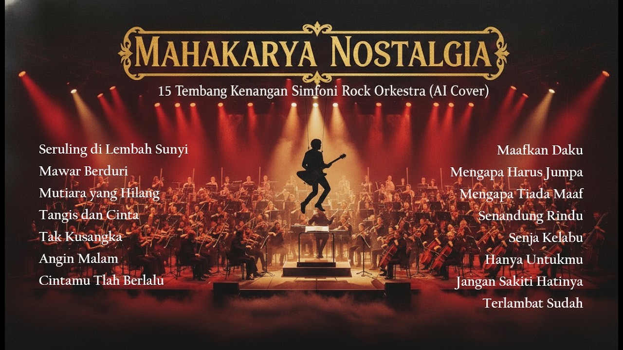 Mahakarya Nostalgia: 15 Tembang Kenangan Simfoni Rock Orkestra (AI Cover)