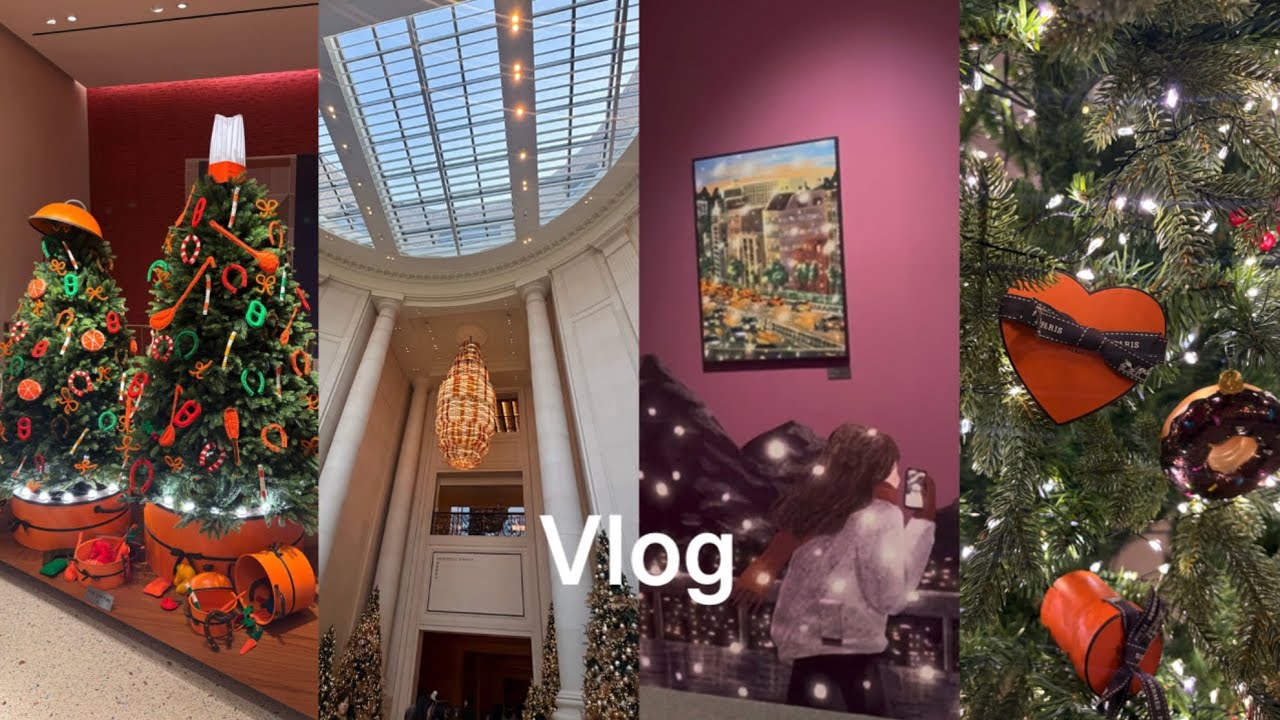 [Vlog] 증맬이쁜 우표트윌리 득템기🧡 | 에르메스 머그잔 언박싱 | 미루던 트리 완성🎄| 신세계 남산 트리니티홀 마티네 콘서트 |롯데아트홀전시, 칸다소바, 시로 