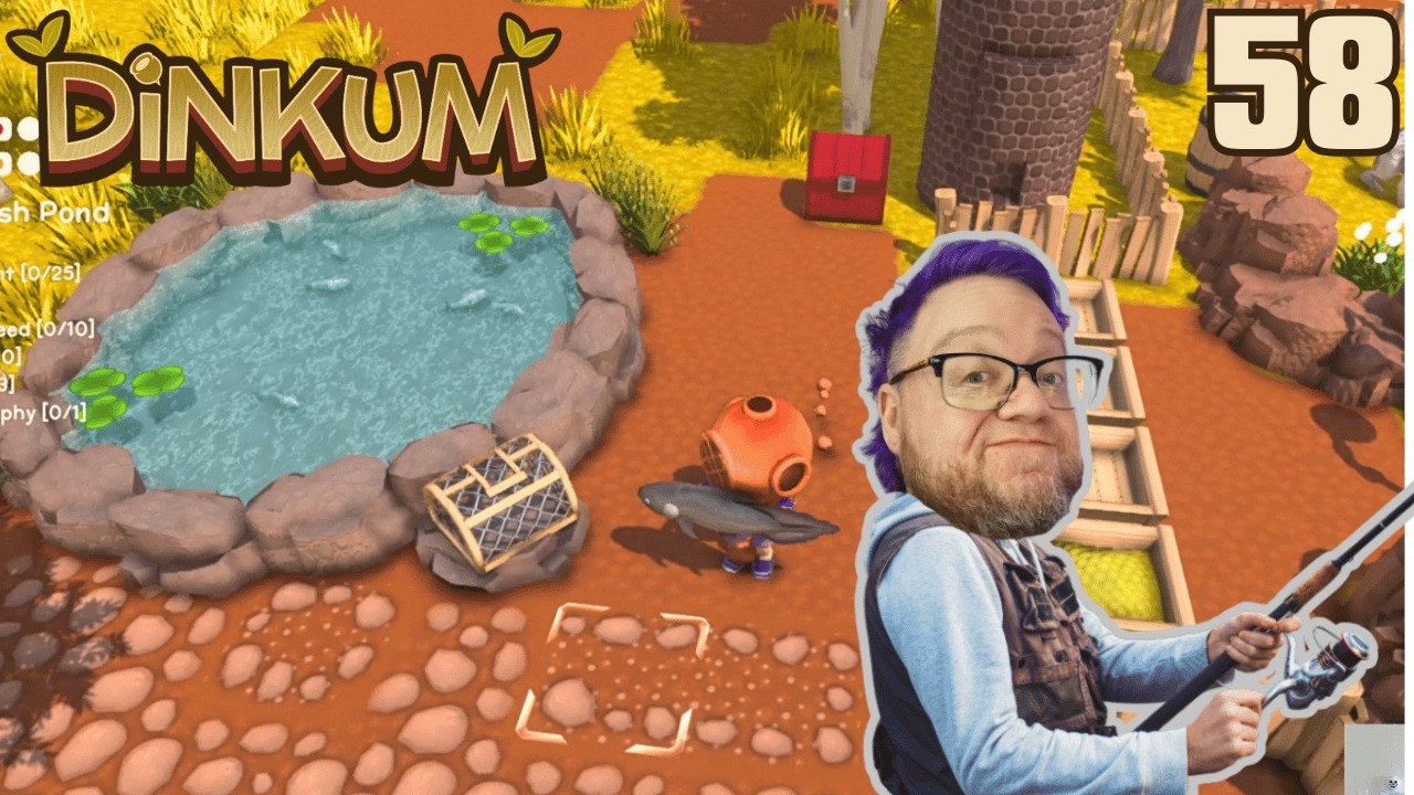 Dinkum Let’s Play Ep 58 | Guests Are Coming! Island Prep & Fish Pond Build