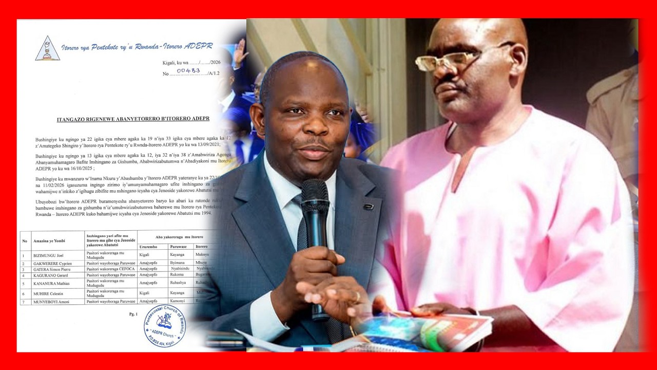 ADEPR YAMBUYE NSANZURWIMO N'ABANDI UBUSHUMBA/NGABA ABARI KURUTONDE BOSE/BYAKOMEYE KUBERA GENOCIDE!!