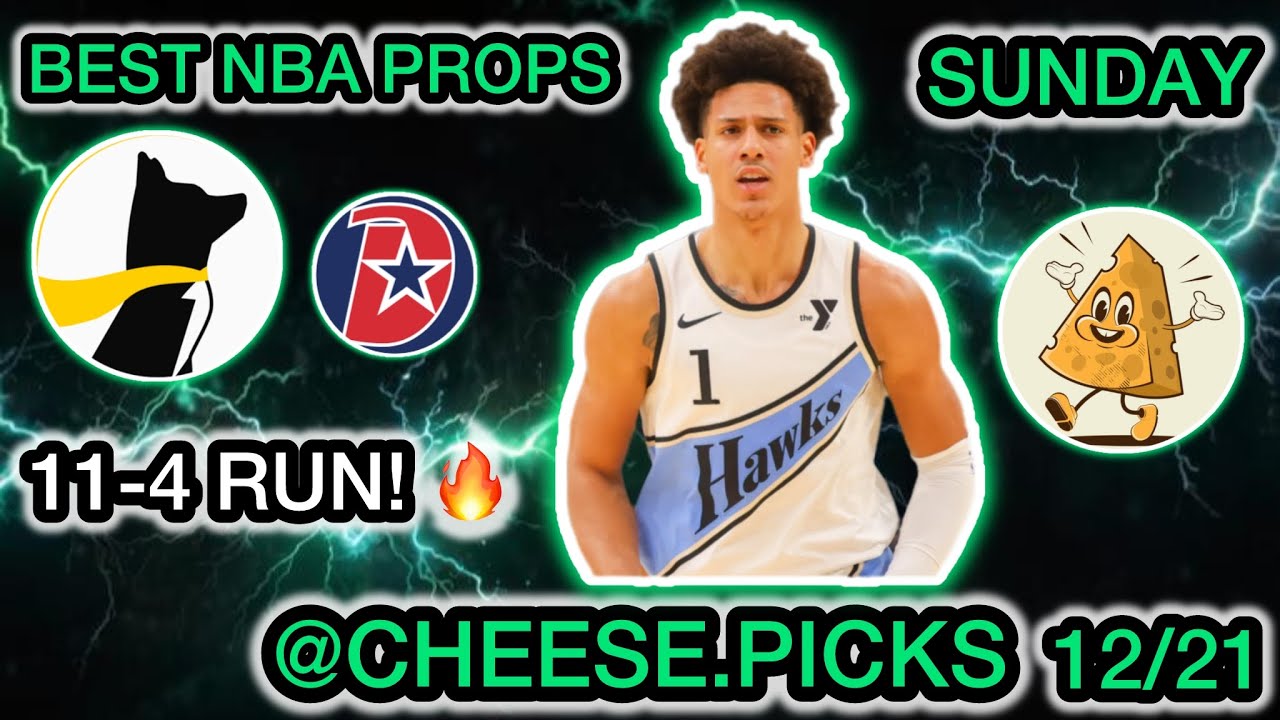 11-4 RUN! BEST NBA Player Props for Sunday 12/21 - BEST NBA PLAYER PROPS TODAY!
