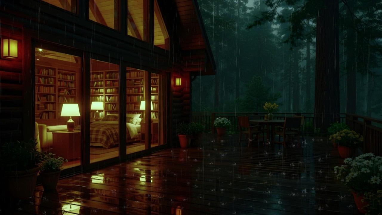 Pure Night Rain Sounds 🌙 | Deep Sleep & Insomnia Relief (No Music)