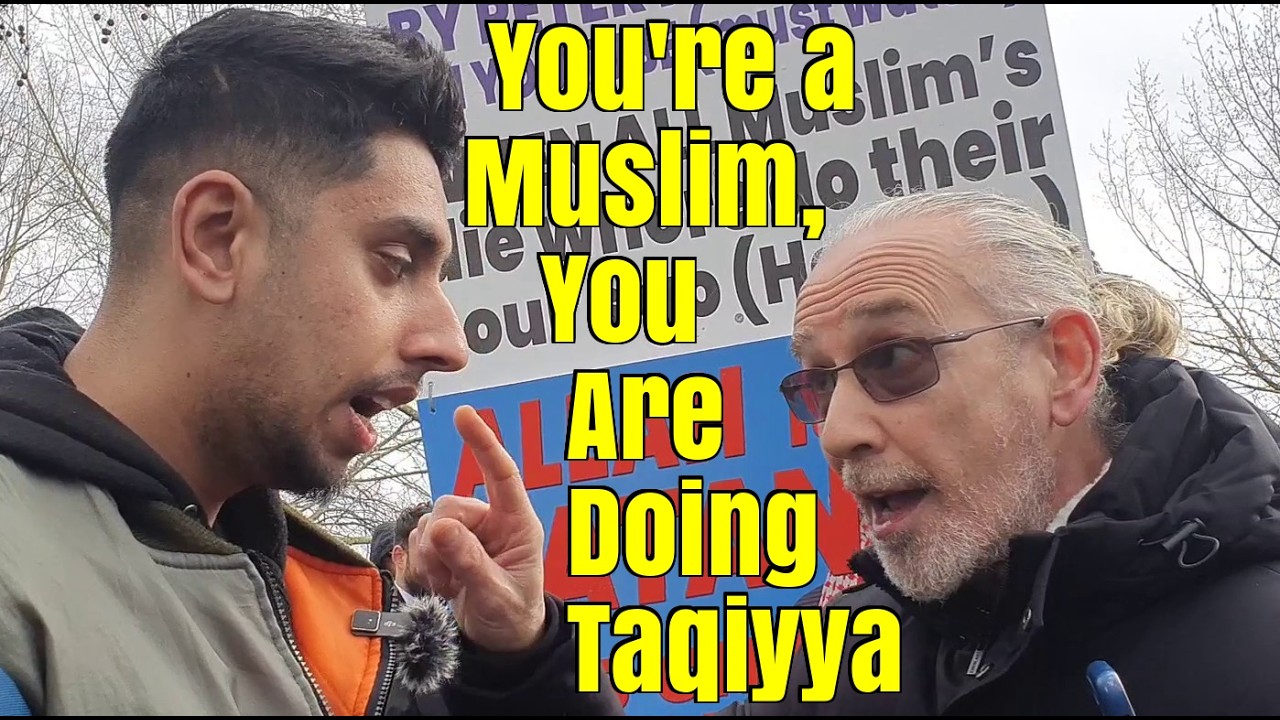 Speakers Corner/Things Turn Nasty, He Comes To Defend Muhammad/He Says Nasty Lies About Jesus/ft Ish
