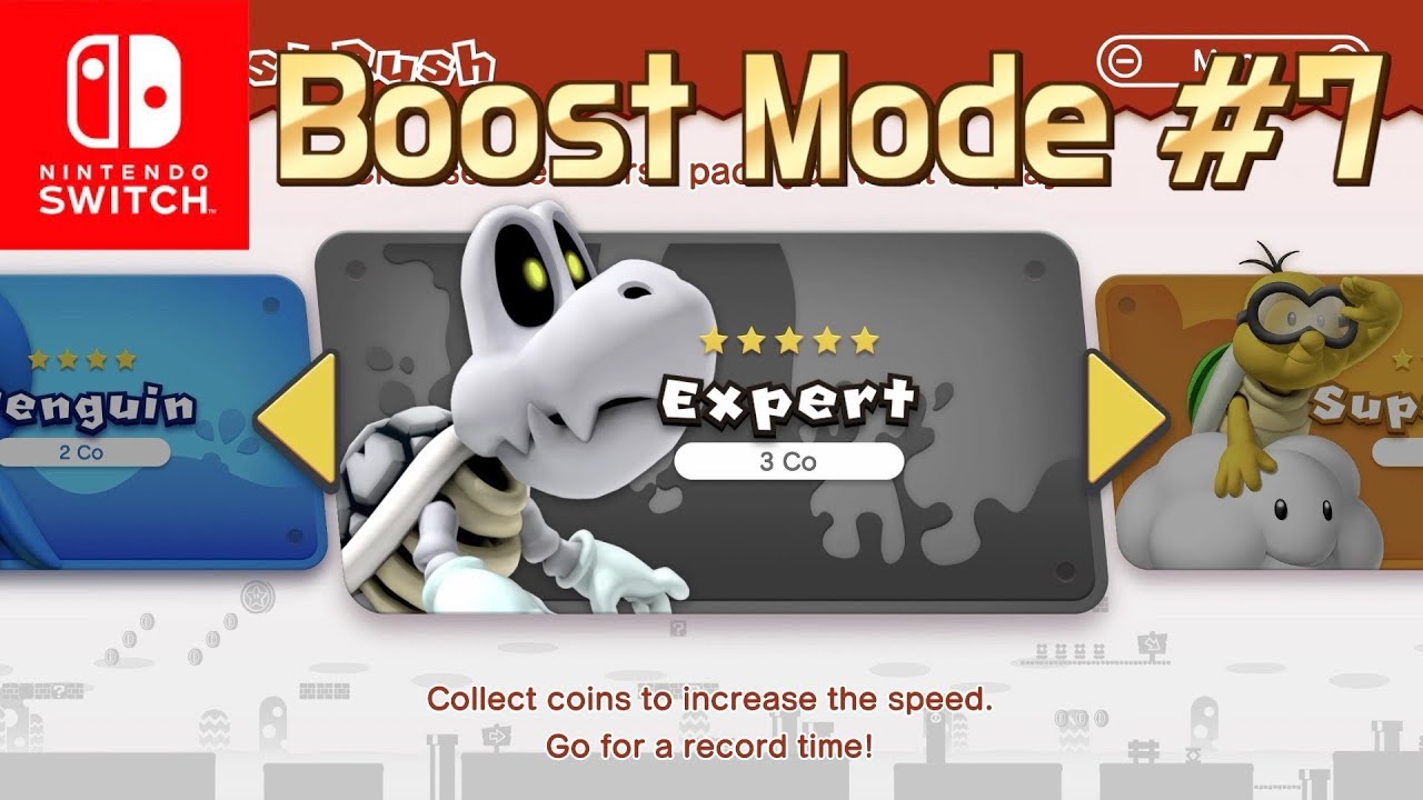 뉴 슈퍼마리오 브라더스 U 디럭스 (2인플) 부스트 모드 #7 전문가팩