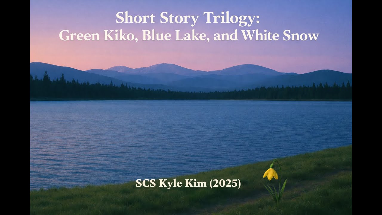Short story trilogy: Green Kiko, Blue Lake, and White Snow by SCS Kyle Kim (2025)(26 min)