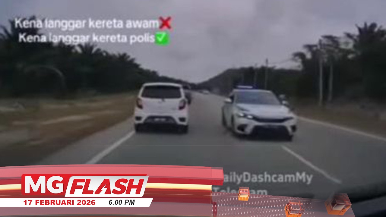 Pemandu MPV Polis Disaman, Kenderaan Bergesel Dengan Perodua Bezza #MGFlash