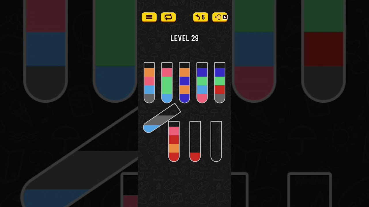 Water Sort Puzzle Level 29