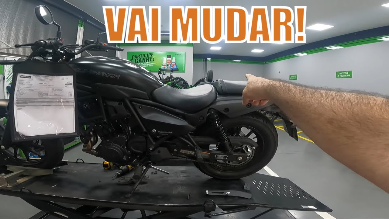 COMEÇOU A TRANSFORMAÇÃO NA MINHA ELIMINATOR 500 - NO DETALHE
