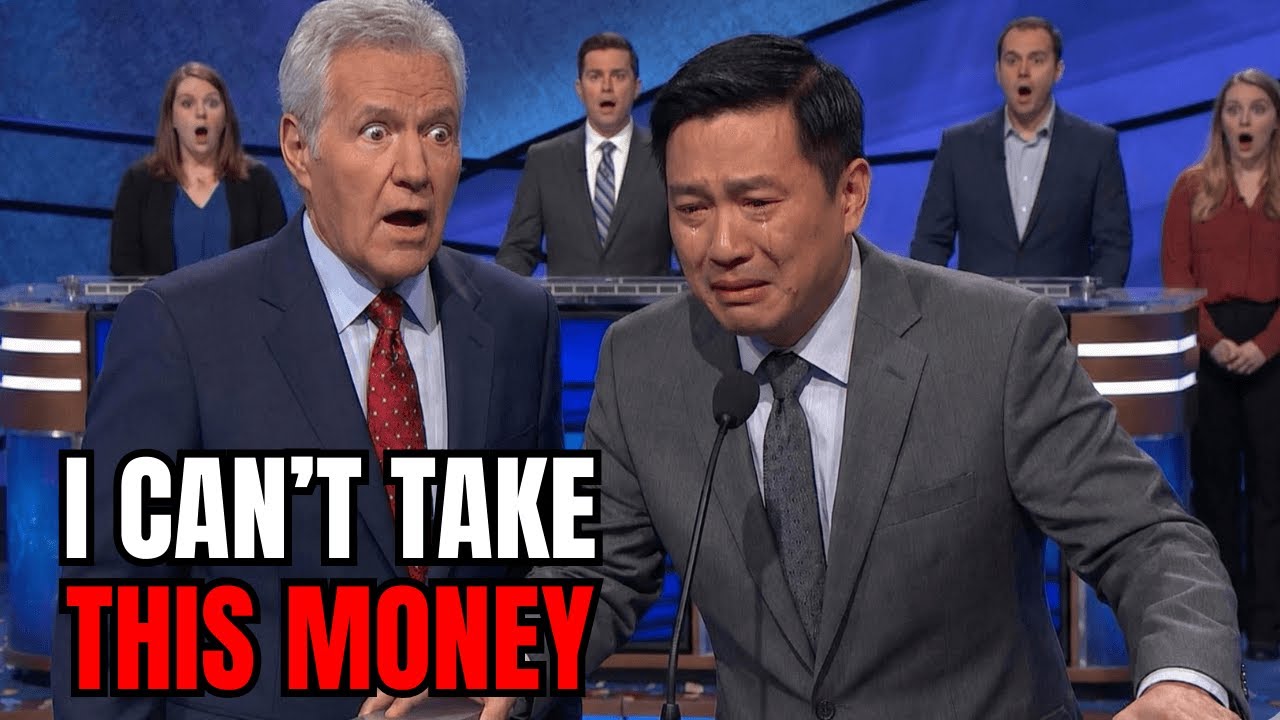Alex Trebek STOPS Jeopardy When a Contestant Refuses the Money and Reveals Its True Owner