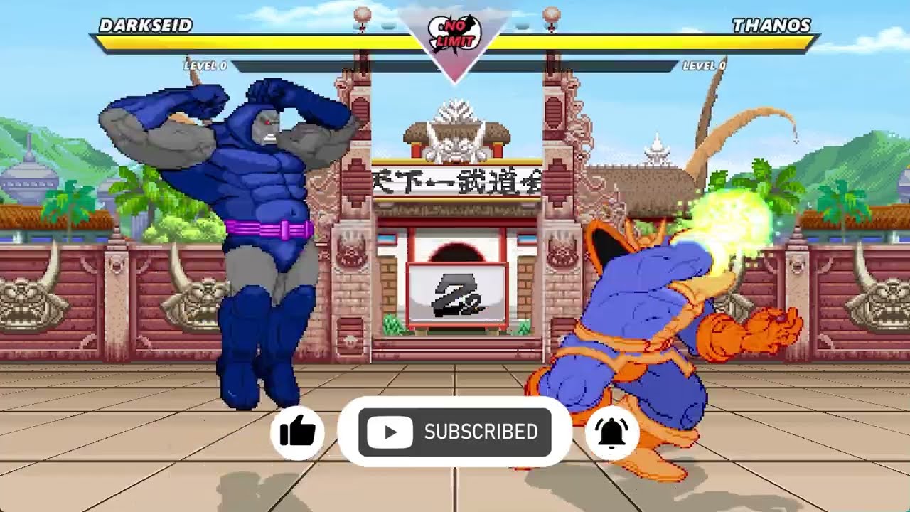 DARKSEID VS THANOS | INSANELY EPIC MUGEN BATTLE