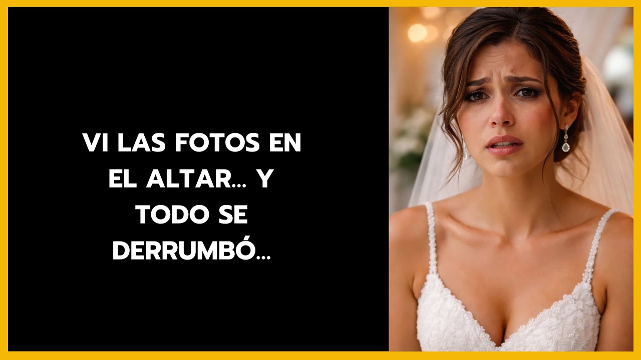 Mi prometido susurró “esto es un error” en el altar—entonces mostré las fotos que su madre me envió.