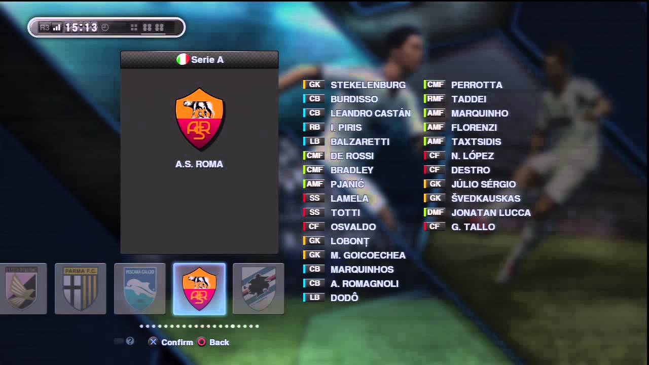 Pes 2013 Importing your team