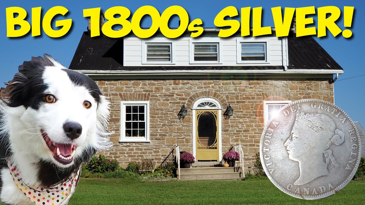 Ep 13: 1800s Silver Coin Found at Historic Farmhouse!  Bucket List Finds!