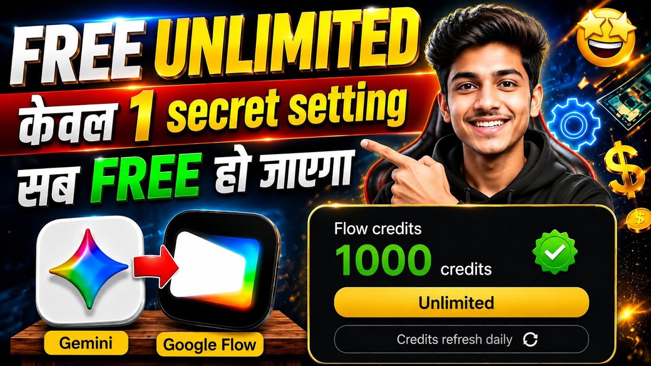Google Flow Unlimited Credits FREE | Google Flow FREE Unlimited Credits | How to Create AI Videos