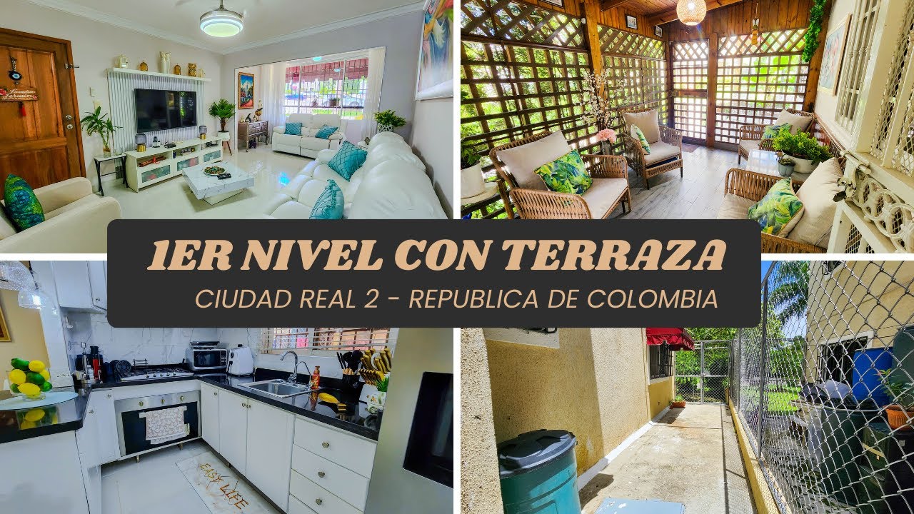 Apartamento 1er Nivel con Terraza - Republica de Colombia - Santo Domingo
