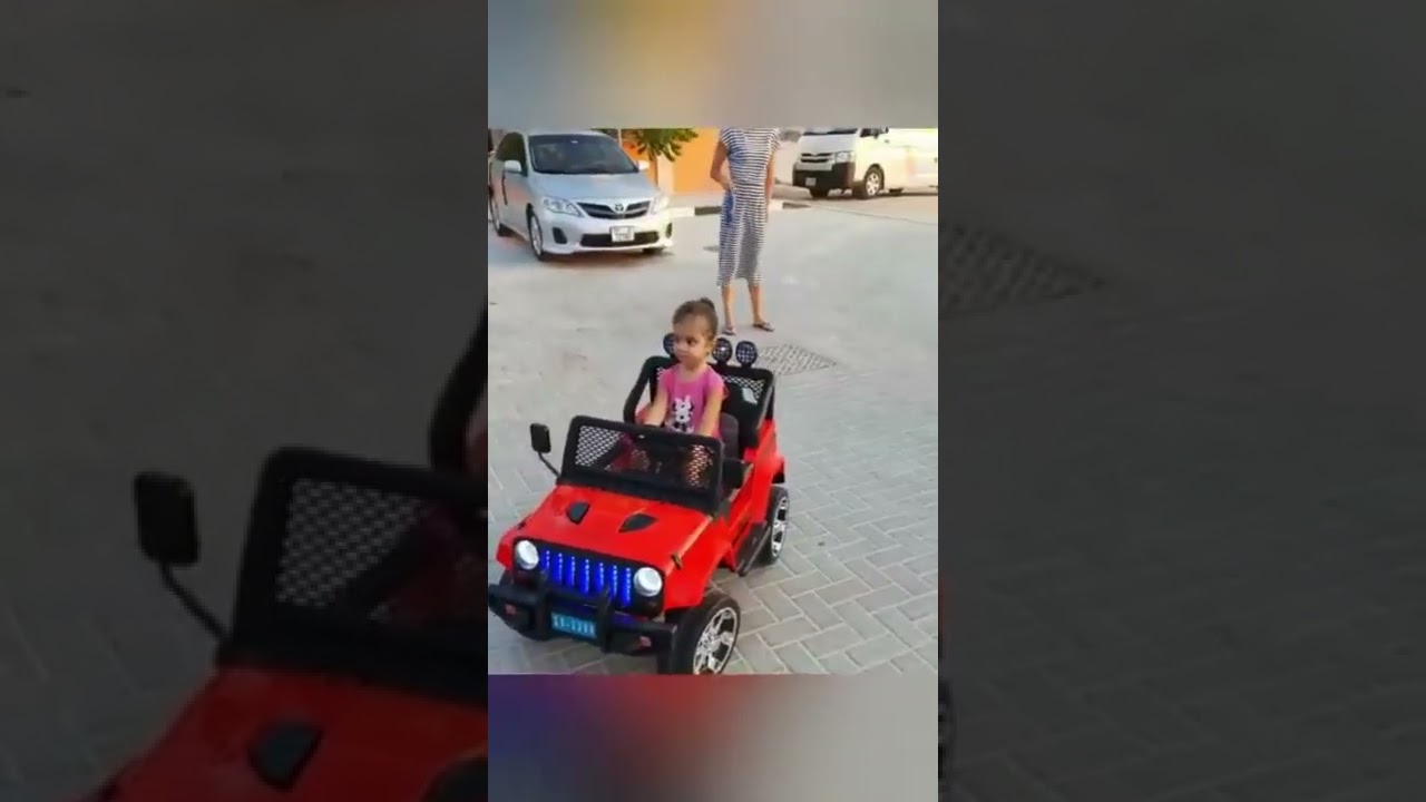 Rafplay Rideons In Dubai | Cute customers are enjoying their first ride | Happy Kids