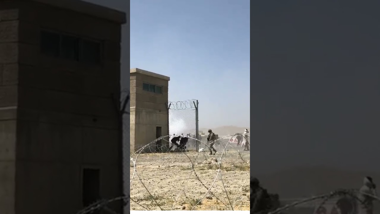 People Fleeing as 