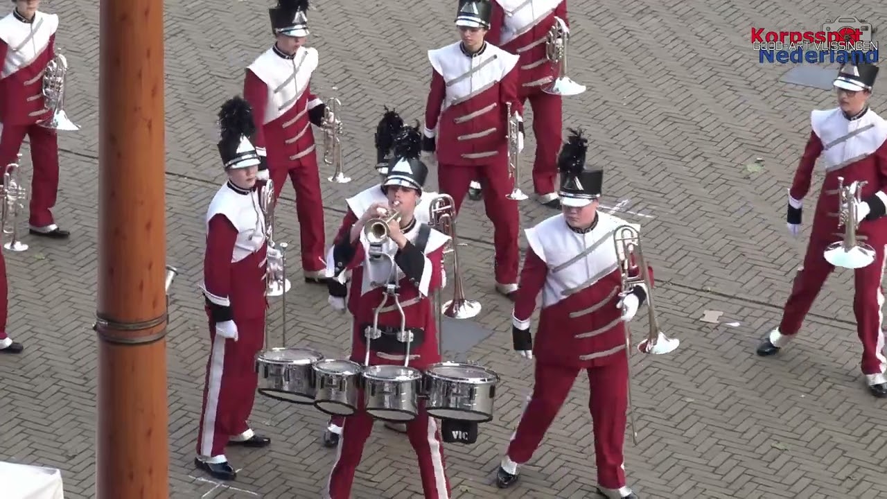 Jeugdshowband IRENE tijdens Taptoe Drunen 2024
