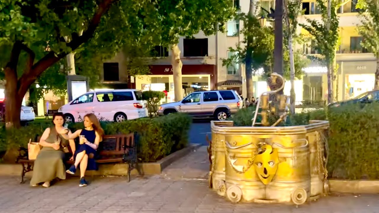 YEREVAN❤️💙🧡Summer evening WALK Прогулка по ПРЕКРАСНОМУ городу.Лето Атмосфера Добра и Красоты.