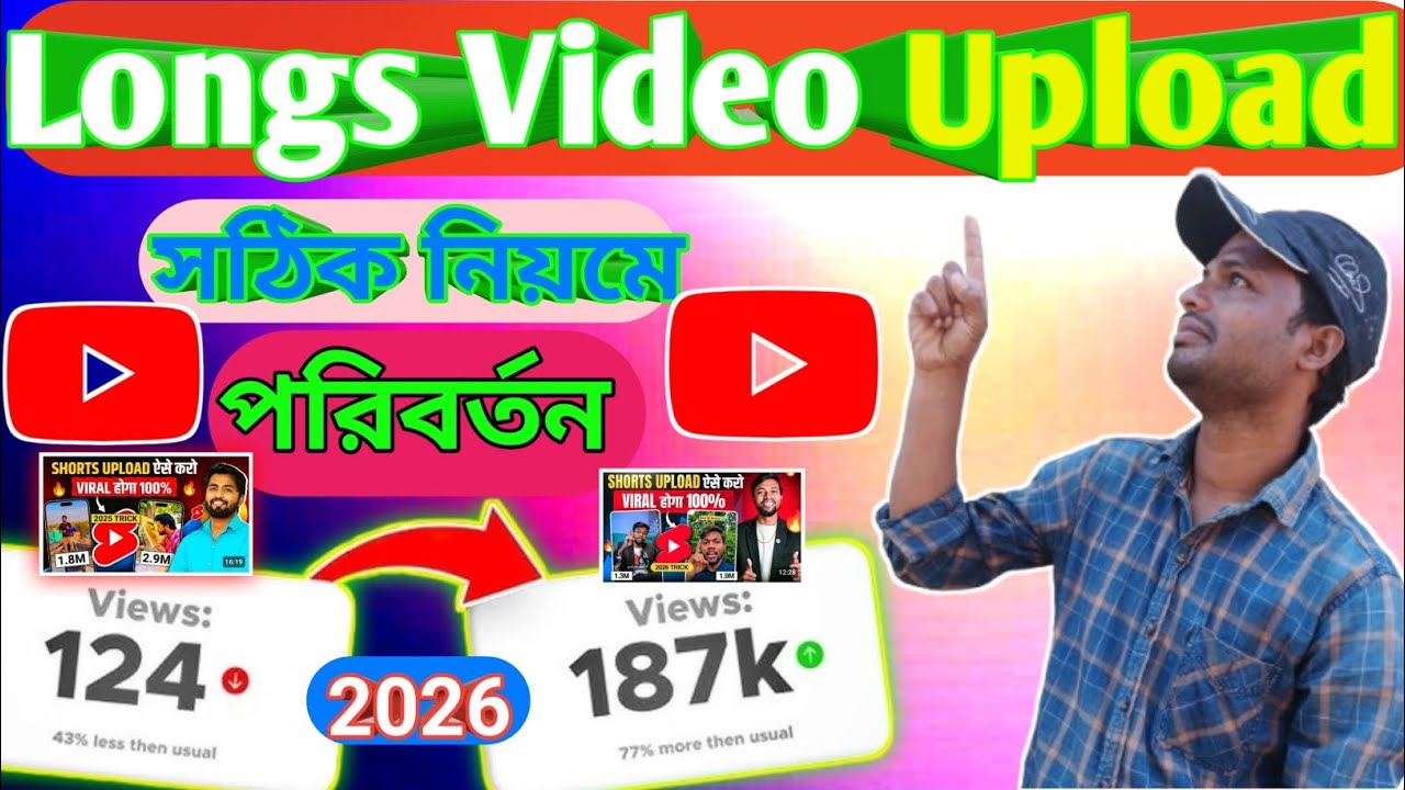 Video Upload।Longs Video Uploads 2026 সঠিক নিয়মে।। 