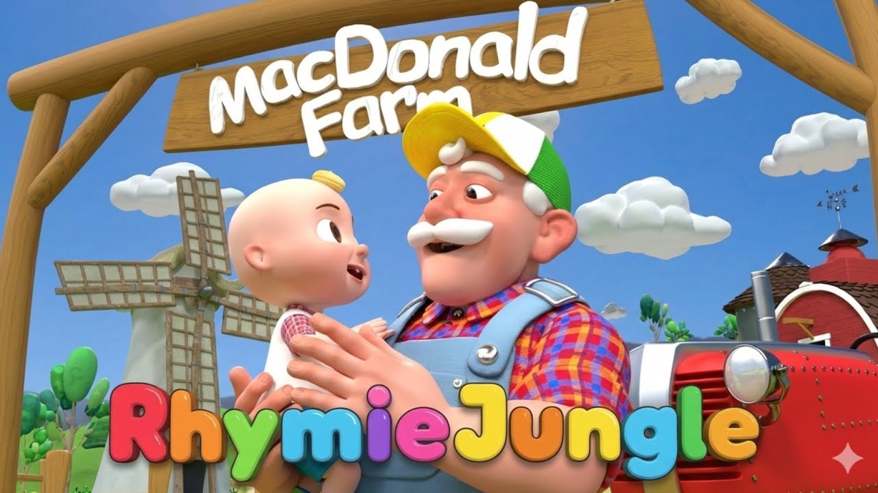 Old MacDonald Animal Rescue Farm 🐮🐶 | Kids Nursery Rhymes & Animal Songs | 3D Cartoon for Children