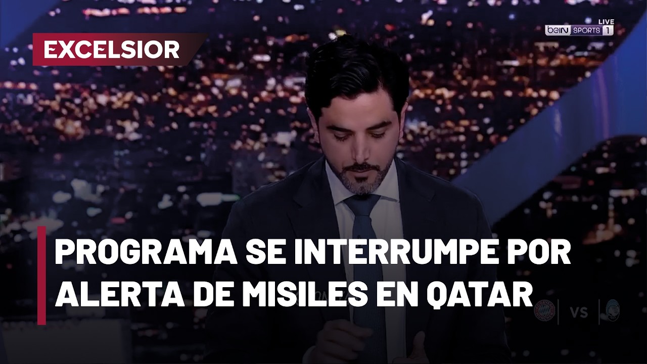 Alarma de misiles interrumpe transmisi&oacute;n en Qatar