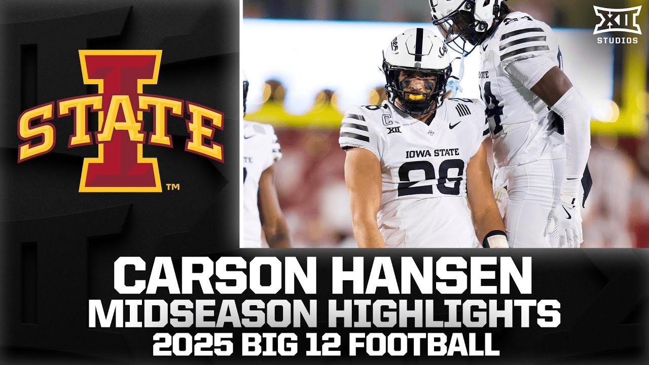 Carson Hansen Midseason Highlights | 2025 Big 12 Football