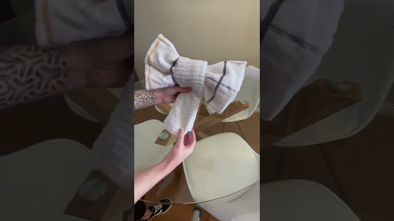 Bow Tie Tutorial with Tea Towels