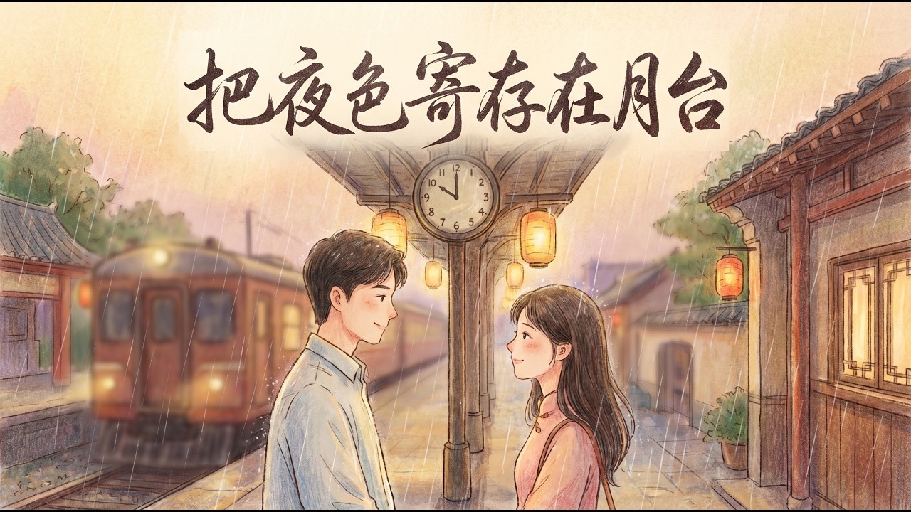 《把夜色寄存在月台》by Yogi &Bros.你說婚姻像安靜港口，偶而懷念風暴自己。如果那年花未曾凋零，是否命運不讓分離...